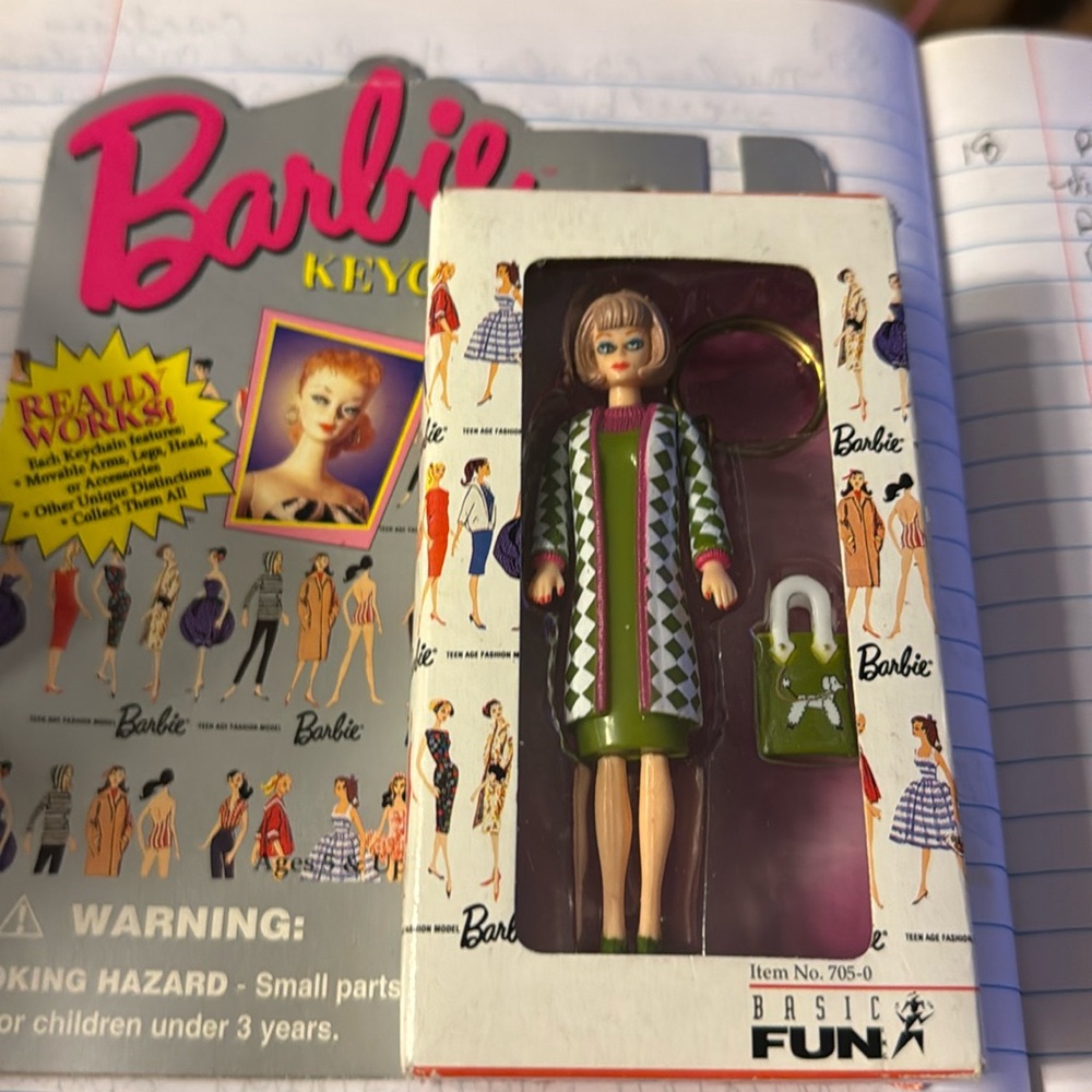 Barbie Poodle Parade keychain